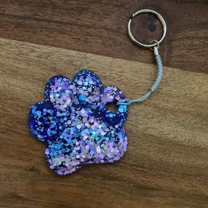Paw print Keychain